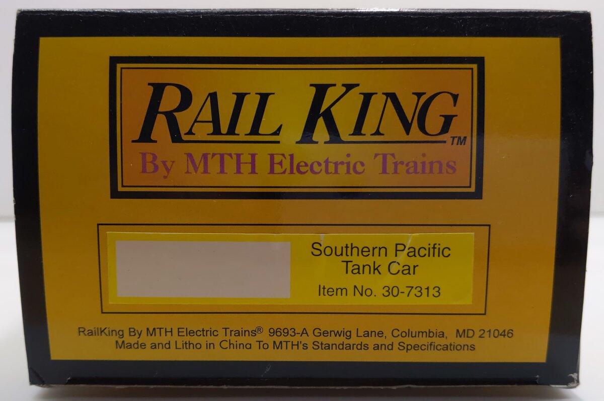 MTH 30-7313 O Gauge Southern Pacific Orange Single Dome Tank Car #52578 LN/Box