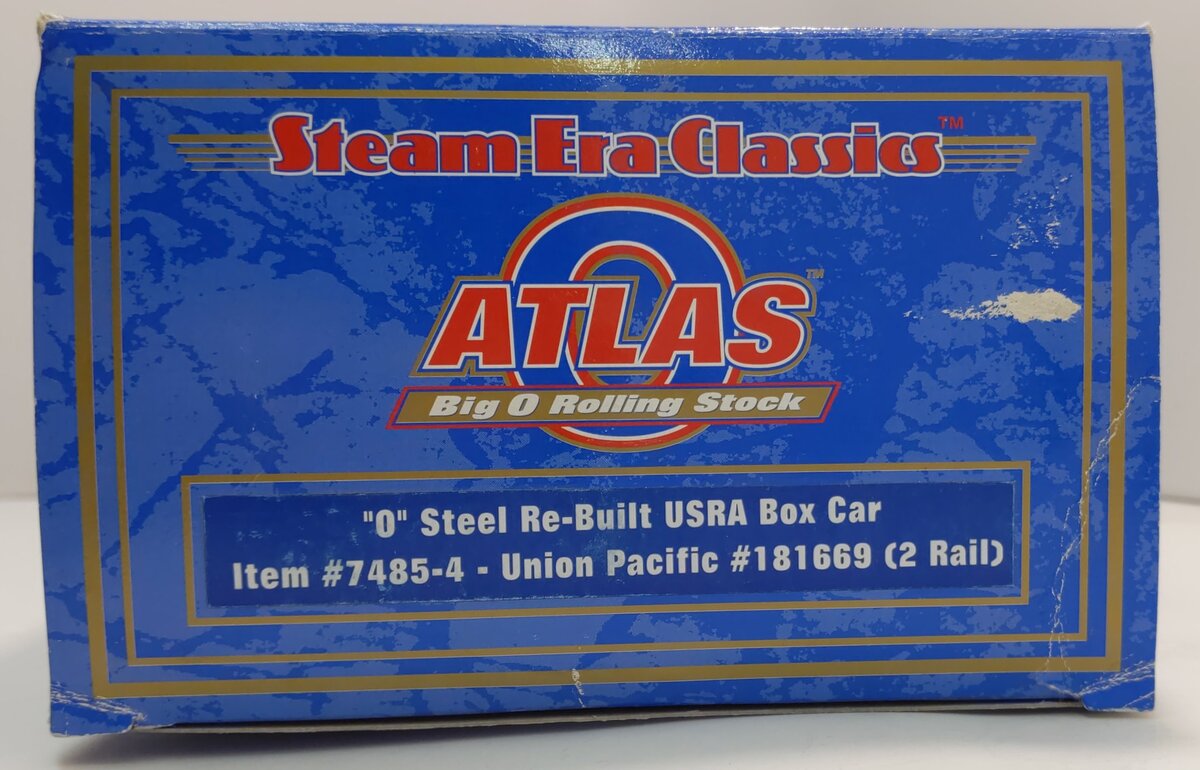 Atlas 7485-4 O Union Pacific USRA Box Car #181669 (2-Rail) NIB