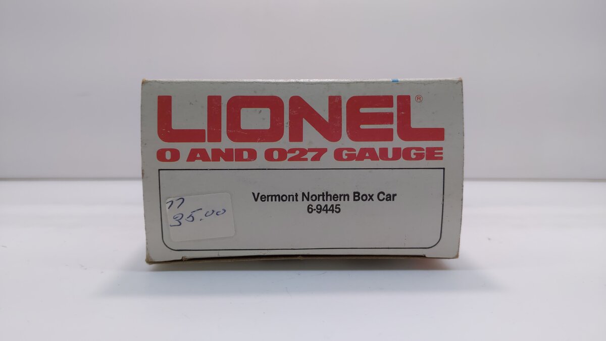Lionel 6-9445 O Gauge Vermont Northern Boxcar LN/Box