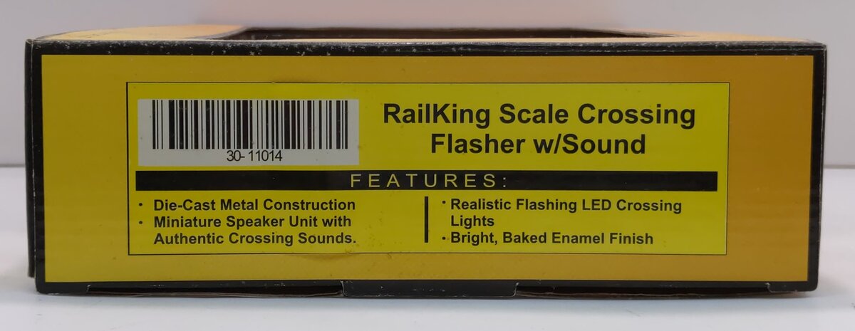 MTH 30-11014 O Scale RailKing Crossing Flasher W/Sound Operating (Set of 2) LN/Box