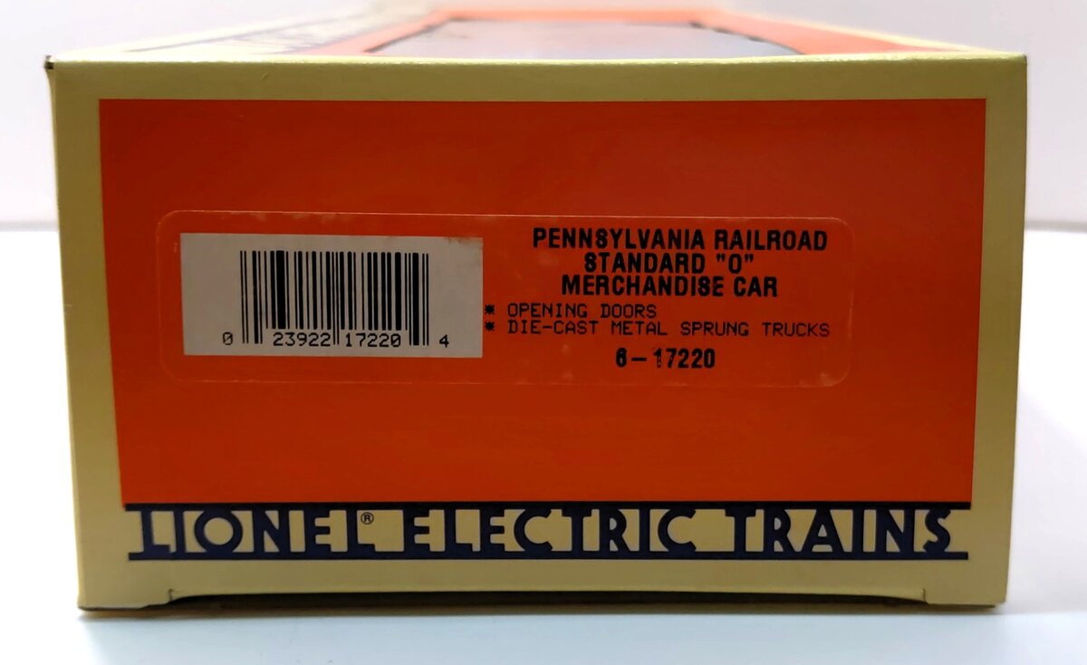 Lionel 6-17220 O Gauge Pennsylvania Railroad Standard Merchandise Boxcar #17220