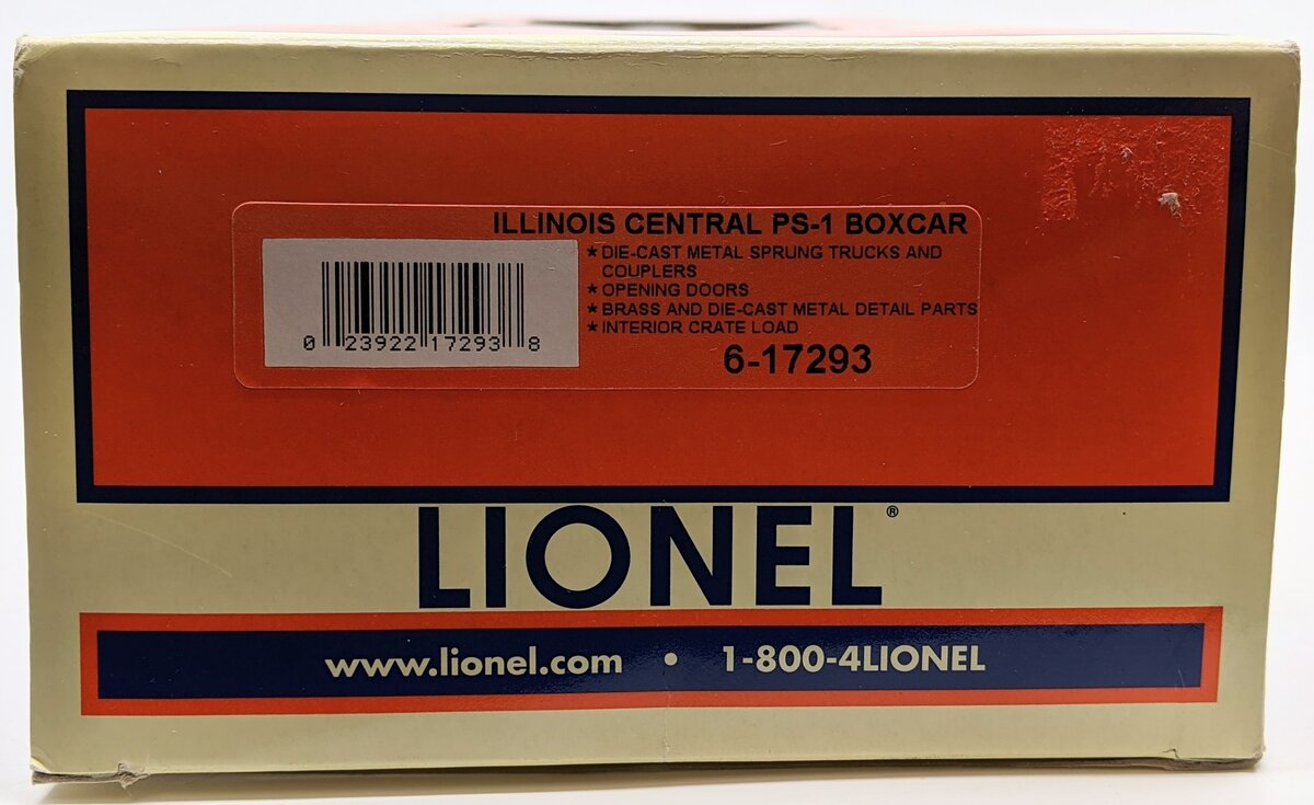 Lionel 6-17293 O Gauge Illinois Central PS-1 Box Car #400666 LN/Box