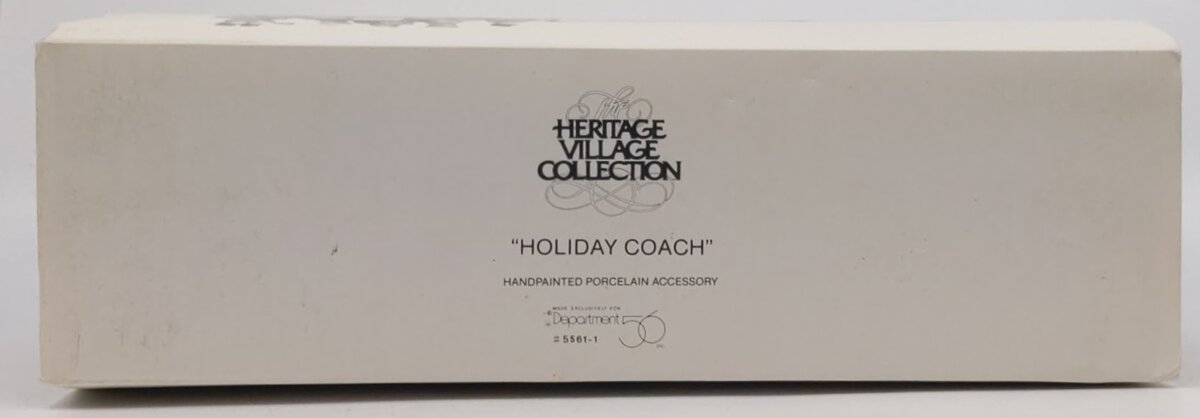Dept 56 5561-1 Dickens Village Holiday Coach LN/Box
