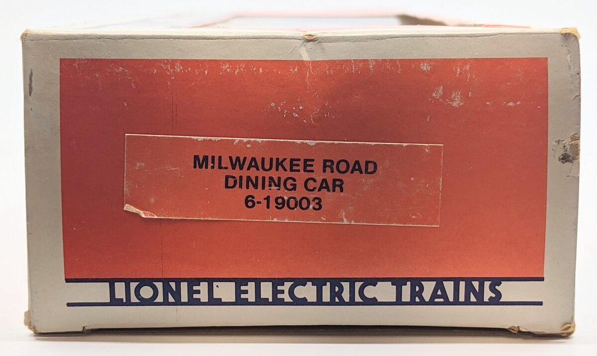 Lionel 6-19003 O Gauge Milwaukee Road Dining Car LN/Box