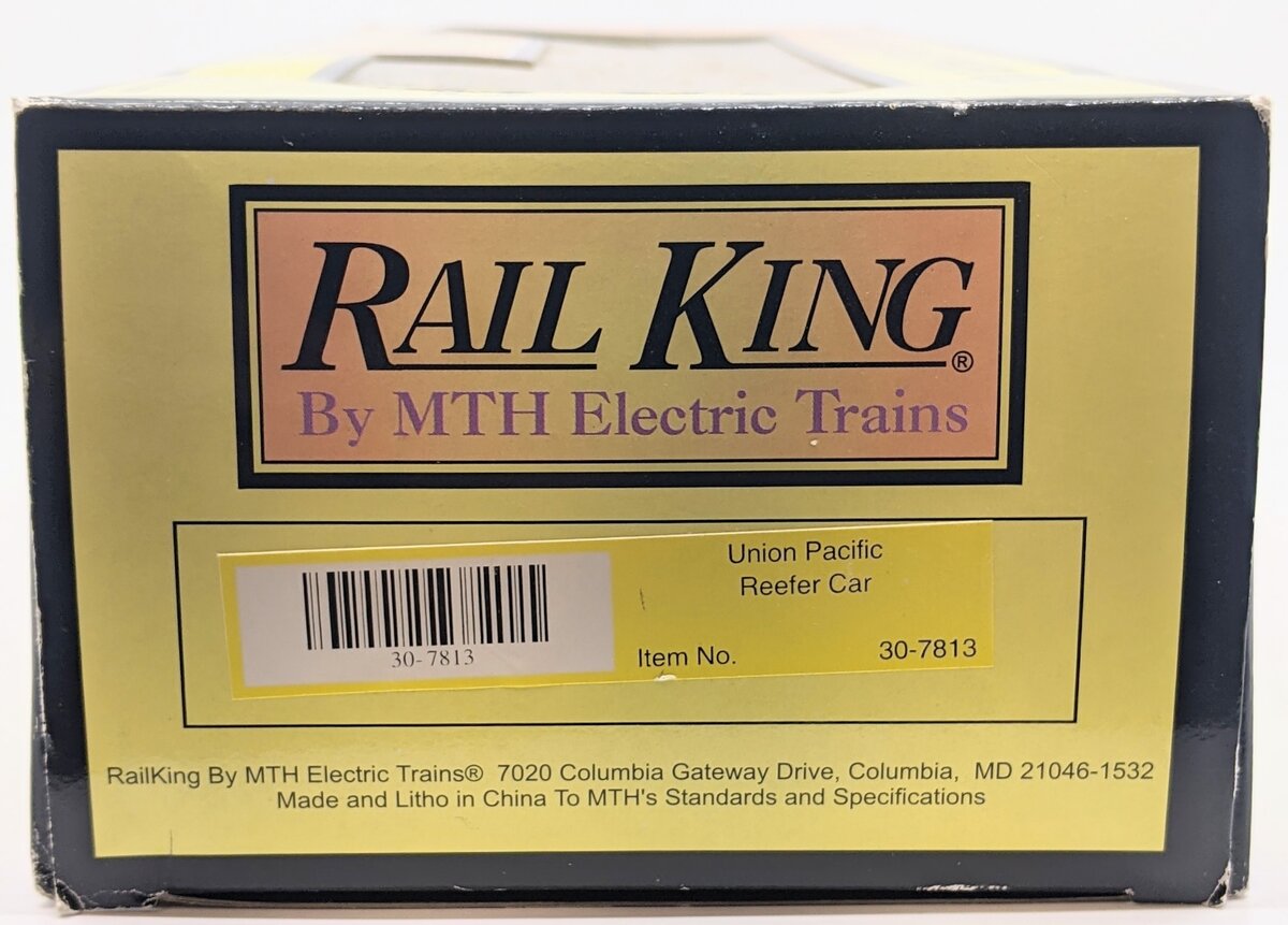 MTH 30-7813 O Gauge Union Pacific Refrigerator Car #458059 LN/Box