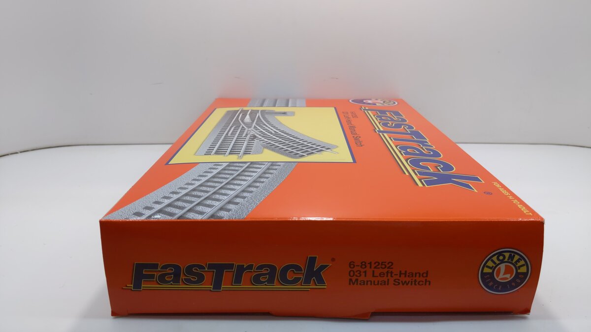 Lionel 6-81252 O-31 Manual Left Hand FasTrack Switch Turnout