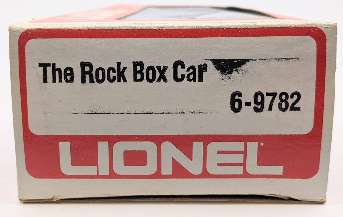 Lionel 6-9782 O Gauge The Rock Boxcar EX/Box