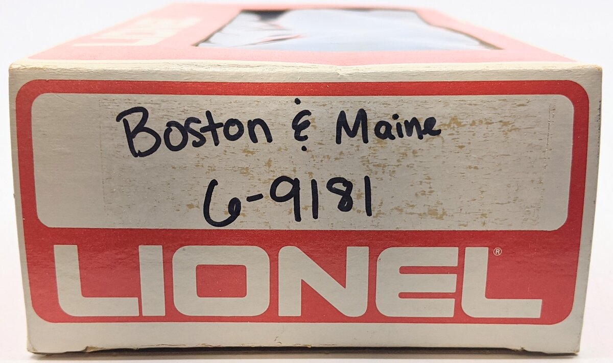 Lionel 6-9181 O Gauge Boston and Maine N5C Porthole Caboose NIB