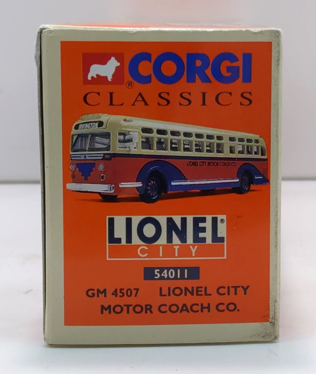 Corgi 54011 1:50 Lionel City Motor Coach Co. GM 4507 Bus LN/Box