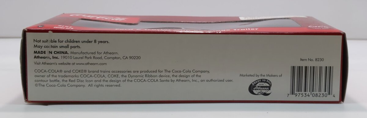 Athearn 8230 1:87 Scale Coco-Cola Ford C Tractor Trailer Truck