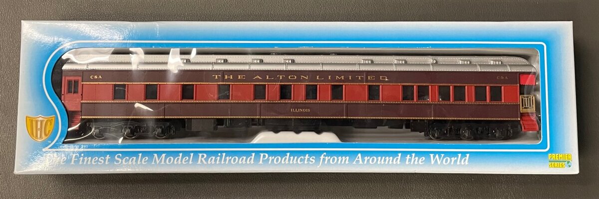 IHC 49134 HO Scale C&A Heavyweight Illinois Observation Car