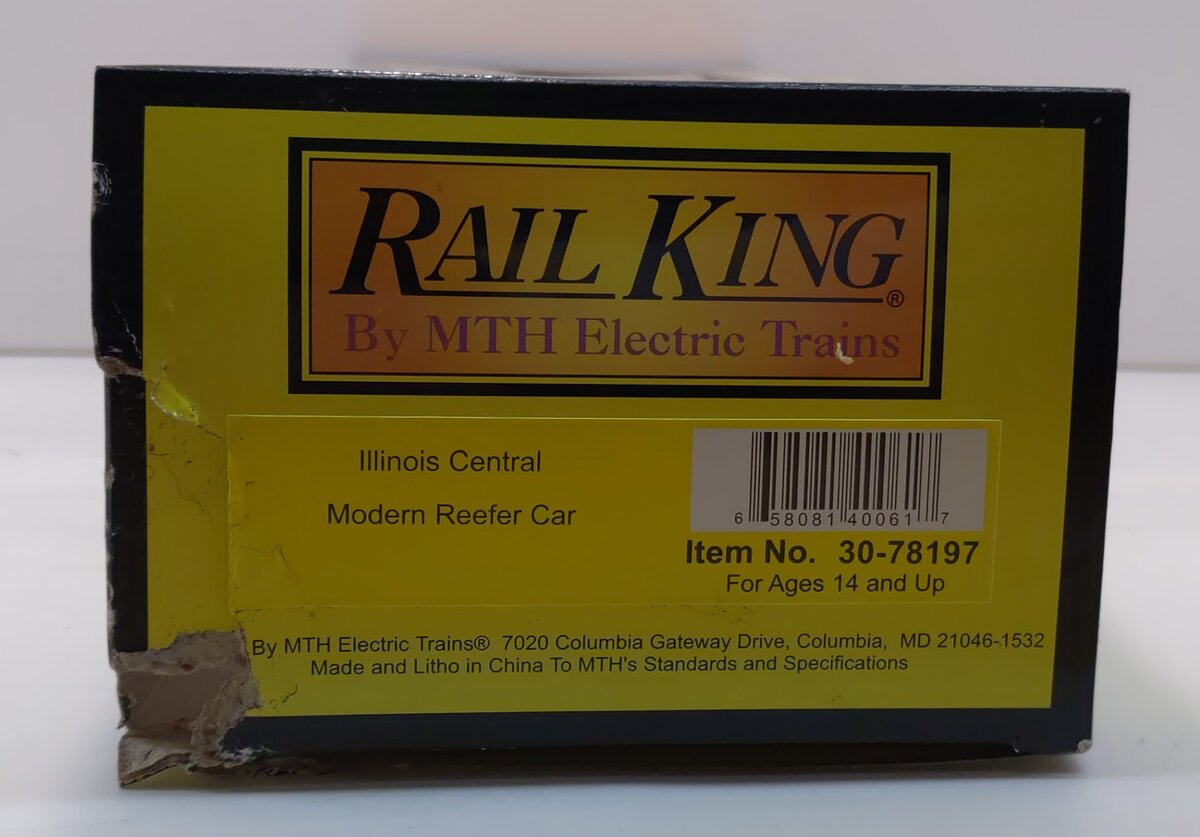 MTH 30-78197 O llinois Central Modern Reefer