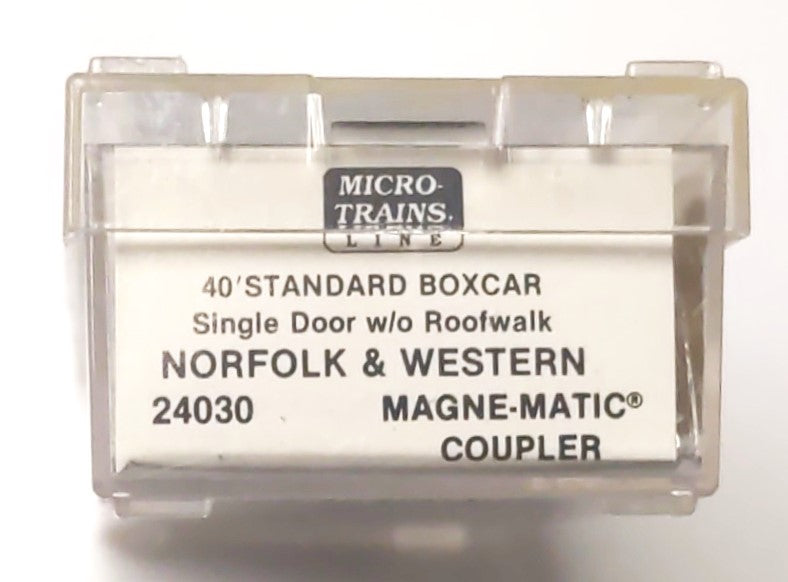 Micro-Trains 02400030 N Scale N&W 40' Standard Single Door Boxcar #391331