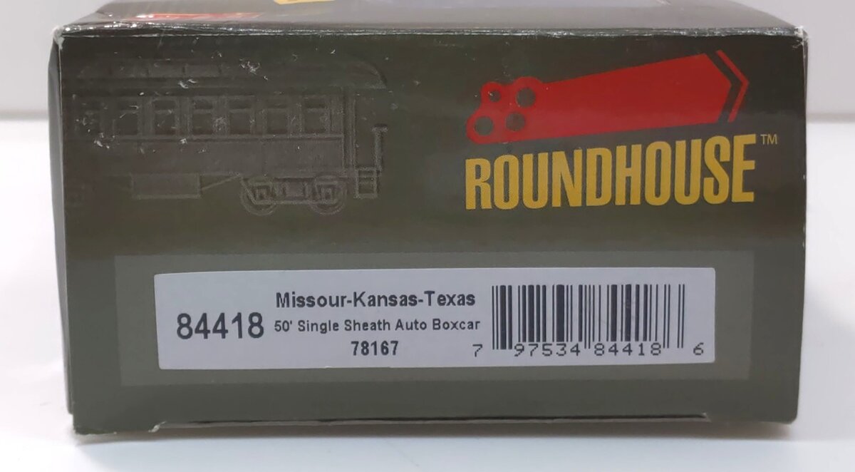 Roundhouse 84418 HO MKT 50' Single Sheath Auto Boxcar #78167