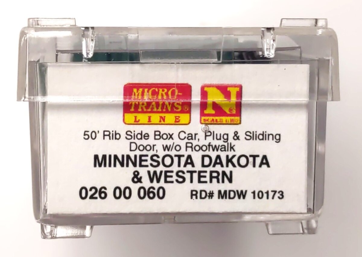 Micro-Trains 02600060 N MD&W 50' Plug & Sliding Door Rib Side Boxcar #10173