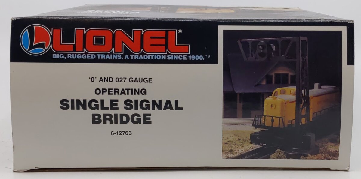 Lionel 6-12763 O/O27 Gauge Single Signal Bridge LN/Box