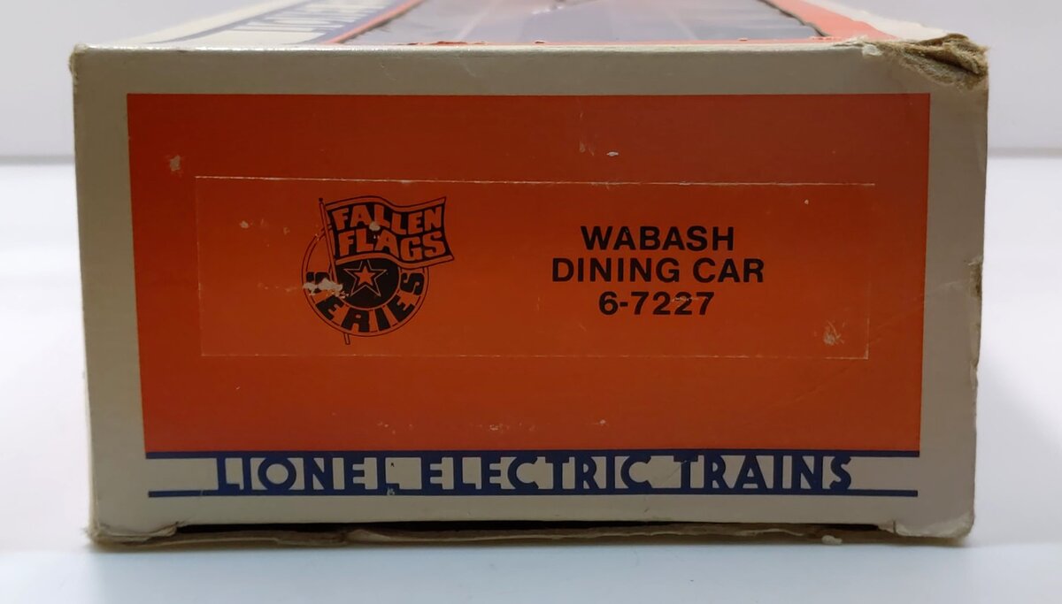 Lionel 6-7227 O Gauge Wabash Café Lounge Car #7227 LN/Box