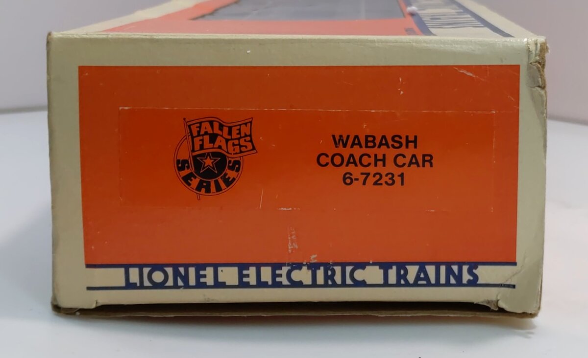 Lionel 6-7231 O Wabash "City Of Danville" Coach Car #7231 LN/Box