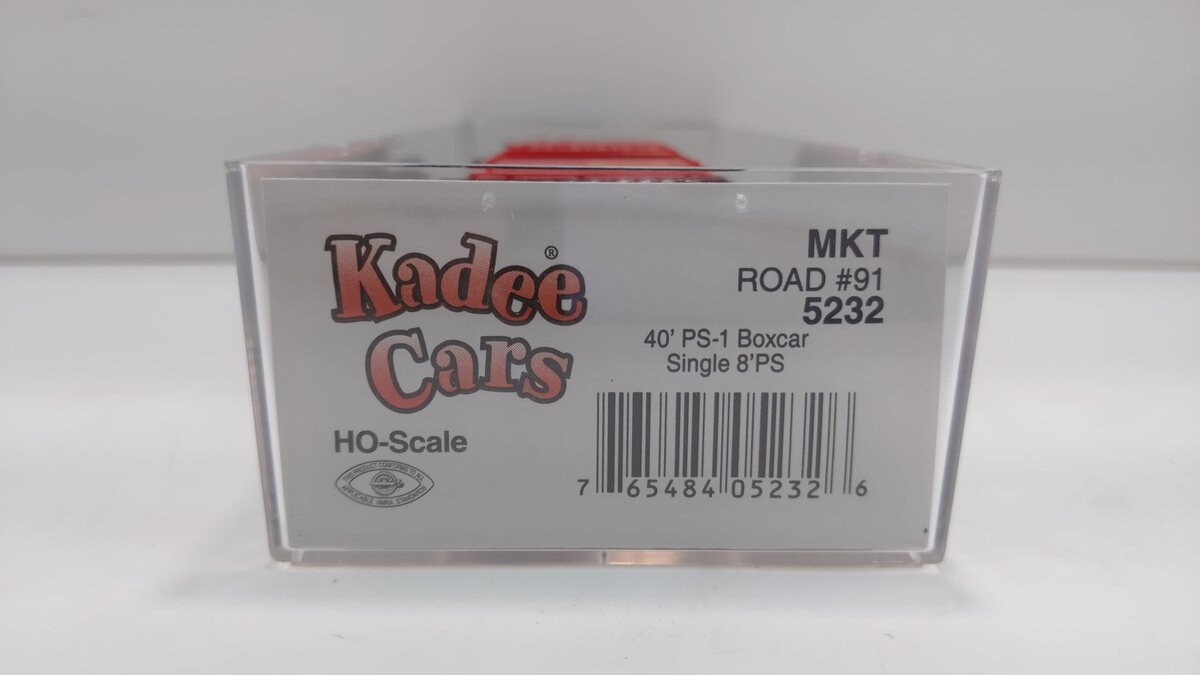 Kadee 5232 HO Missouri-Kansas-Texas 40' PS-1 Boxcar with 8' PS Door #91