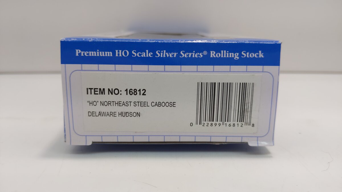 Bachmann 16812 HO Delaware and Hudson Northeast Steel Caboose #35802
