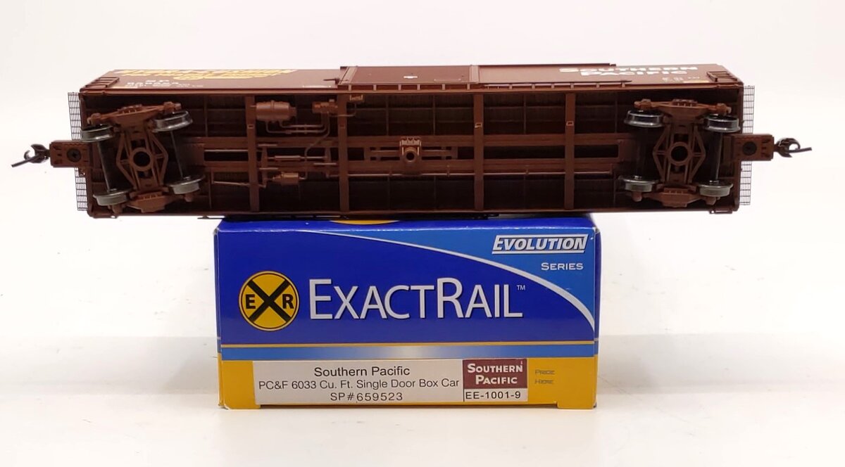 ExactRail EE-1001-9 HO Southern Pacific PC&F 6033 Cu Ft Single Door Car #659523
