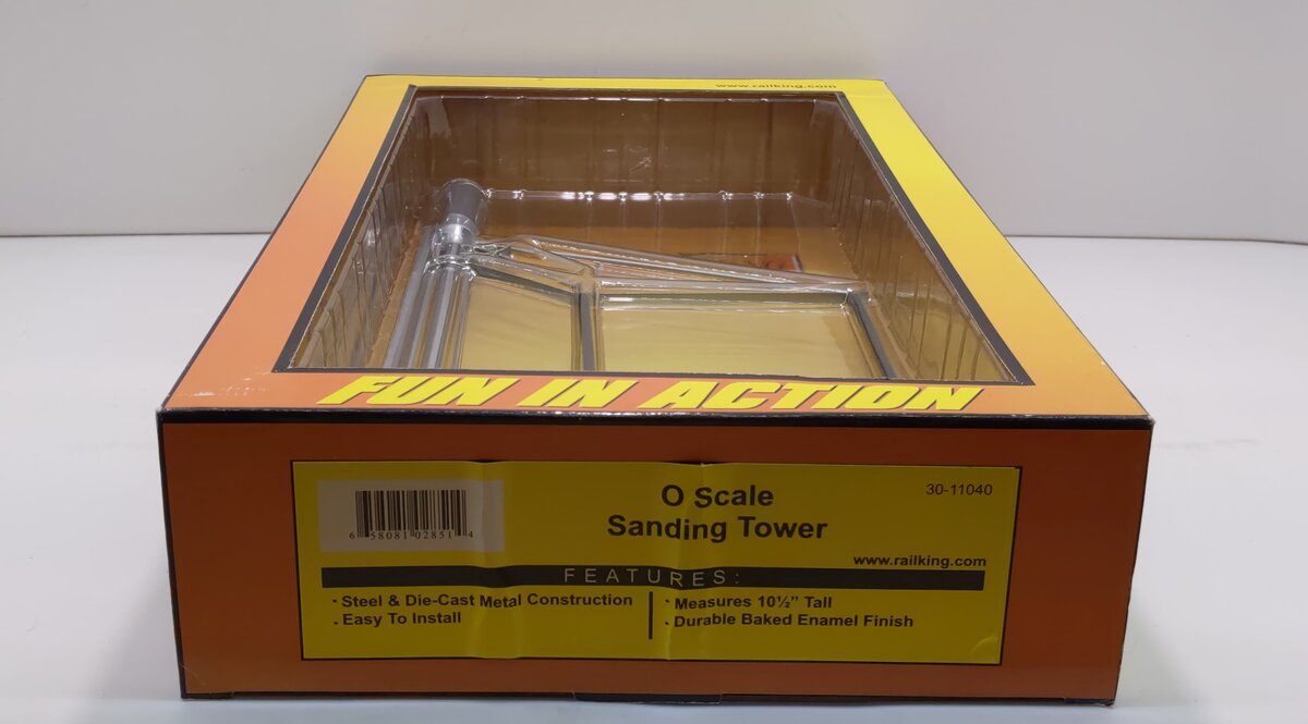MTH 30-11040 O Scale Sanding Tower Steel & Die Cast Metal LN/Box