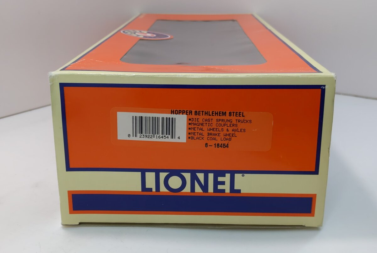 Lionel 6-16454 O Gauge Bethlehem Steel 2-Bay Hopper #1025 LN/Box