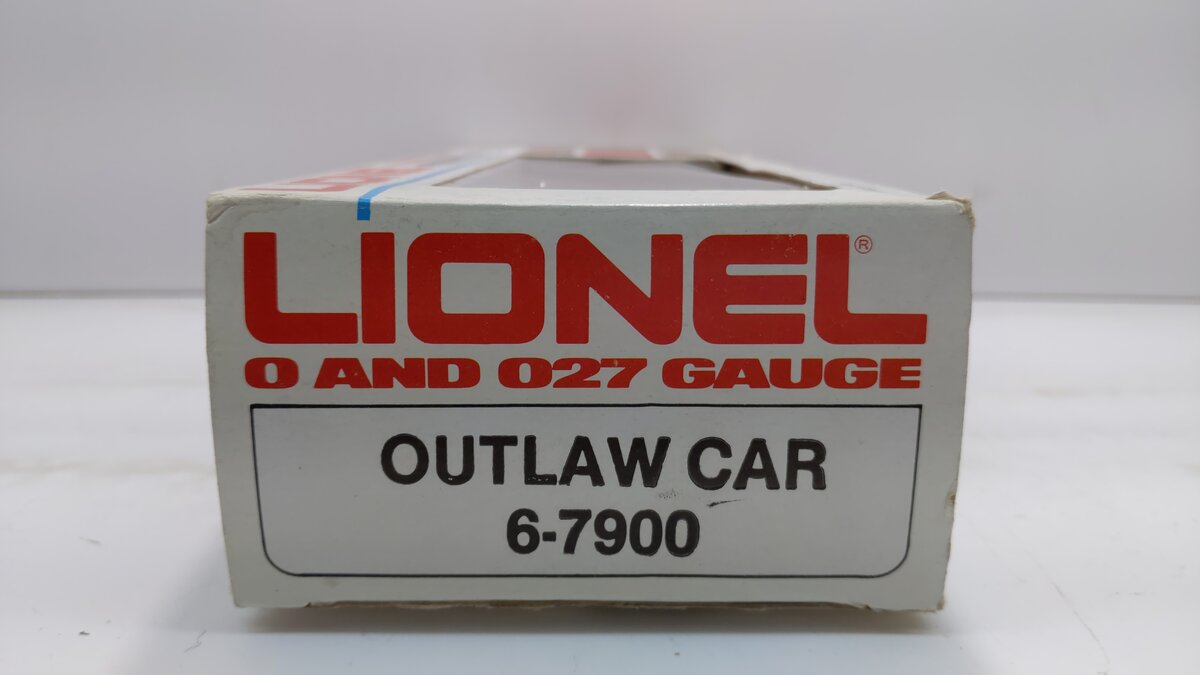 Lionel 6-7900 O Gauge Denver & Rio Grande Western Outlaw Car NIB