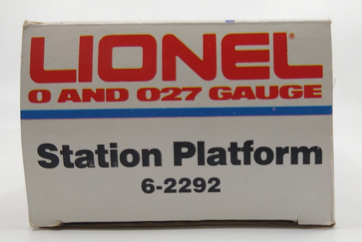Lionel 6-2292 O Station Platform Kit LN/Box