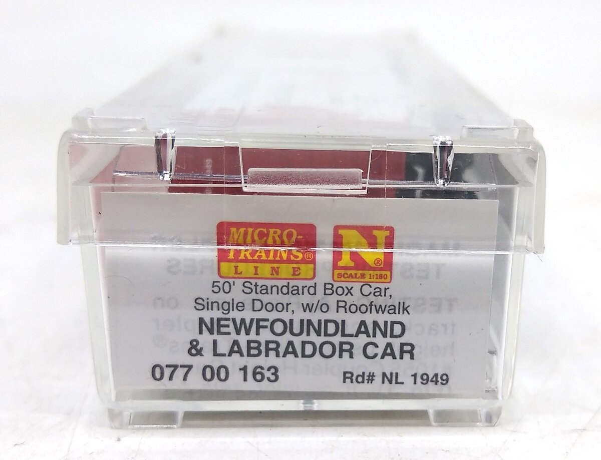 Micro-Trains 07700163 N Newfoundland & Labrador 50' Single Door Boxcar #1949 LN/Box
