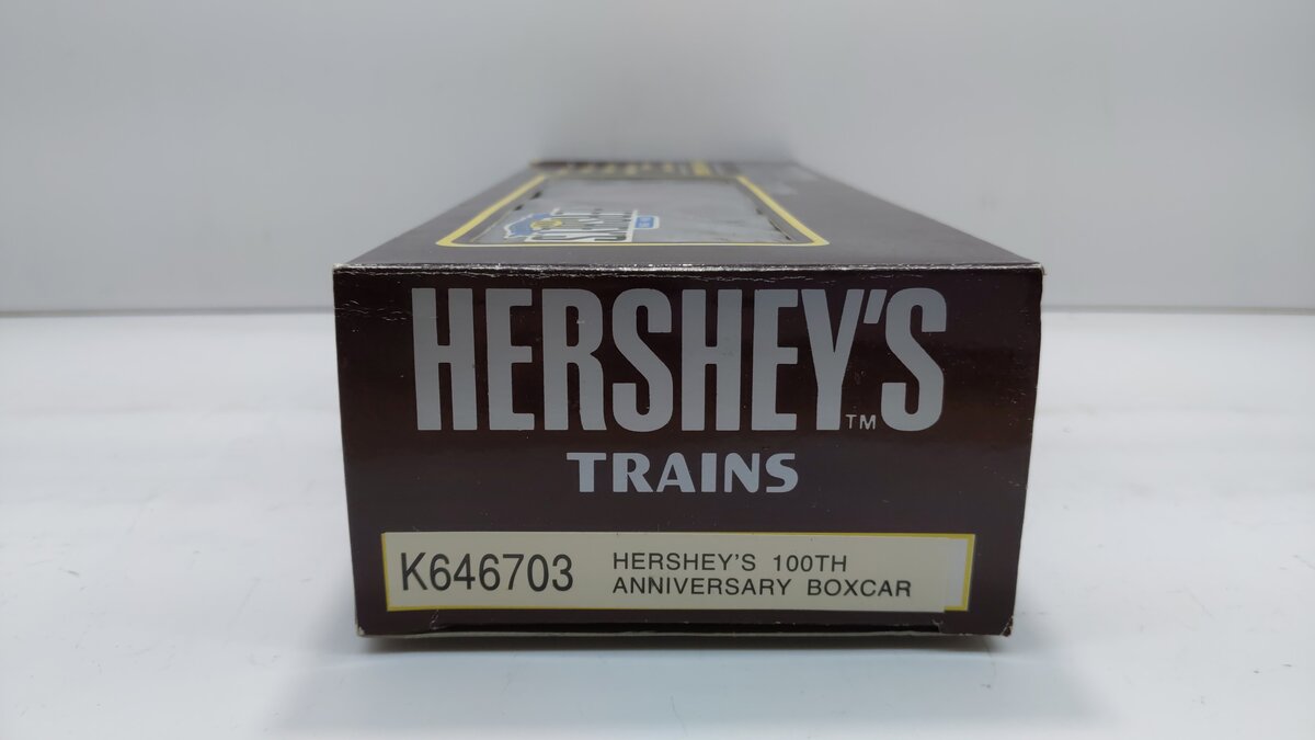 K-Line K646703 O Gauge Hershey's 100th Anniversary Boxcar LN/Box