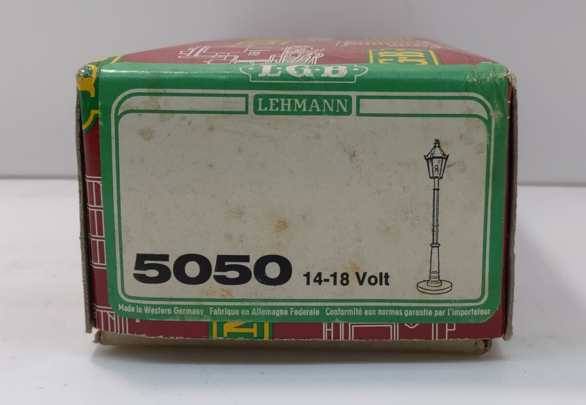 LGB 5050 G Scale Nostalgic Street Lantern Post 14 - 18 Volt LN/Box