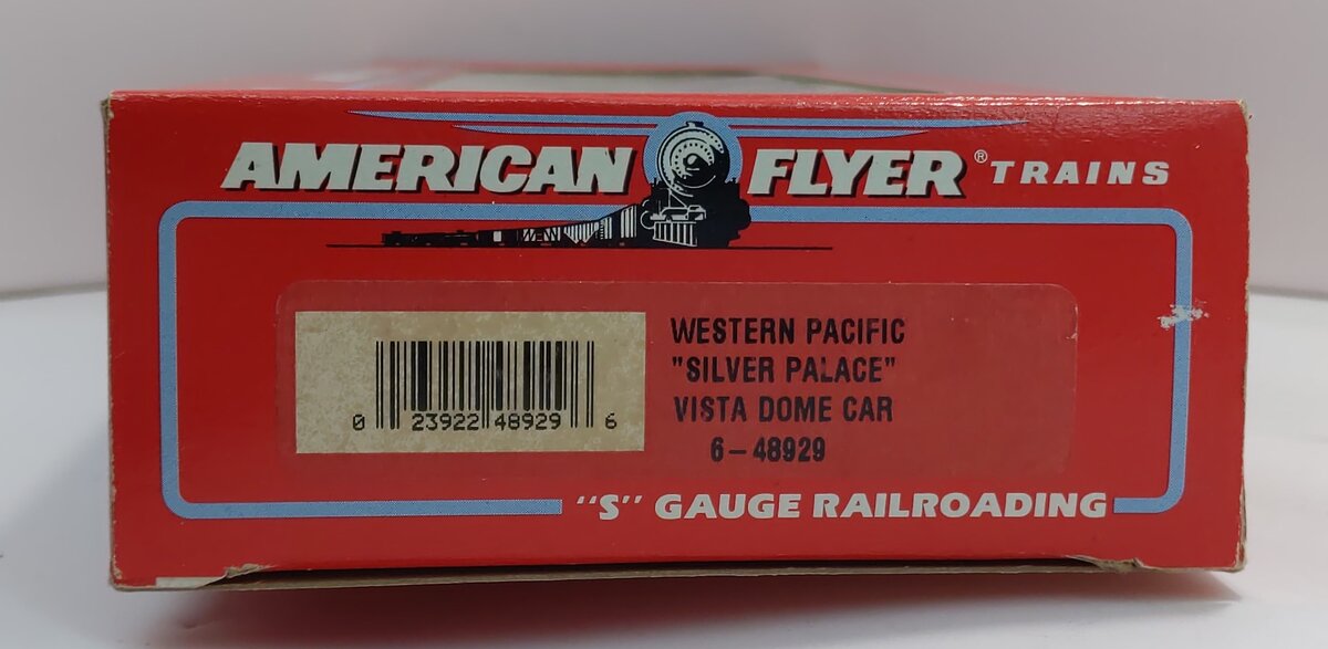 American Flyer 6-48929 S Western Pacific California Zephyr Vista Dome Car NIB