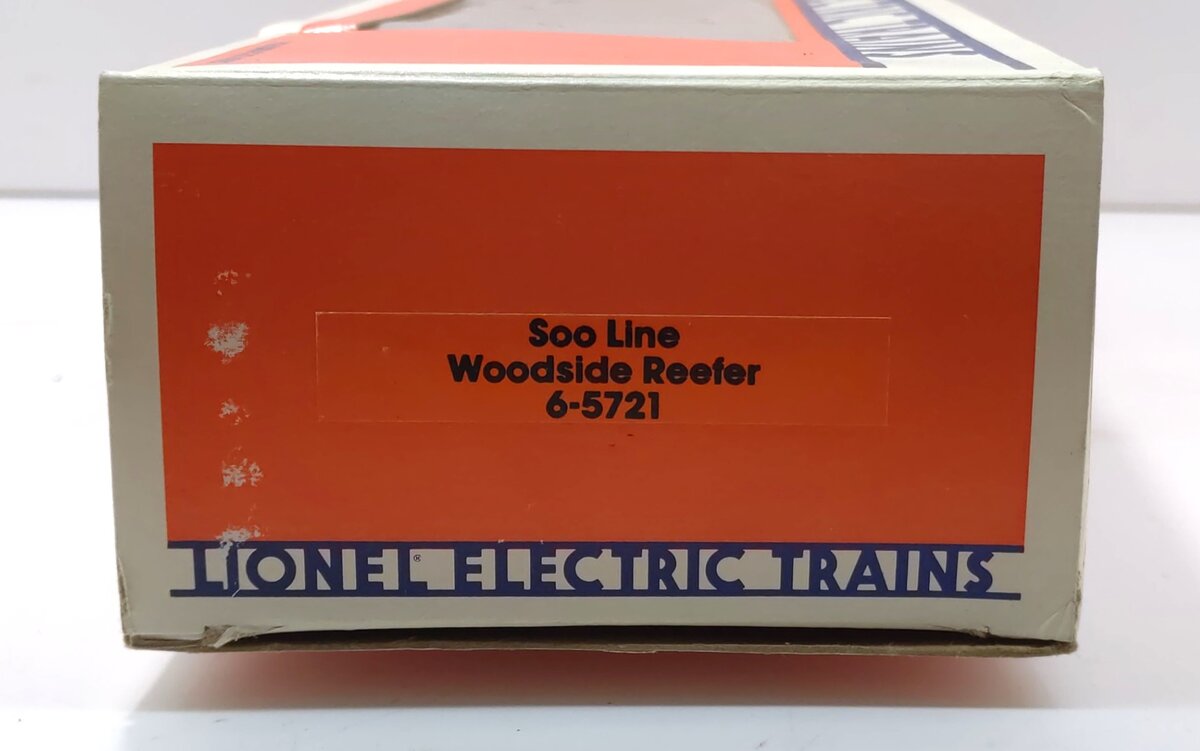 Lionel 6-5721 O Gauge SOO Line Woodside Reefer Car LN/Box
