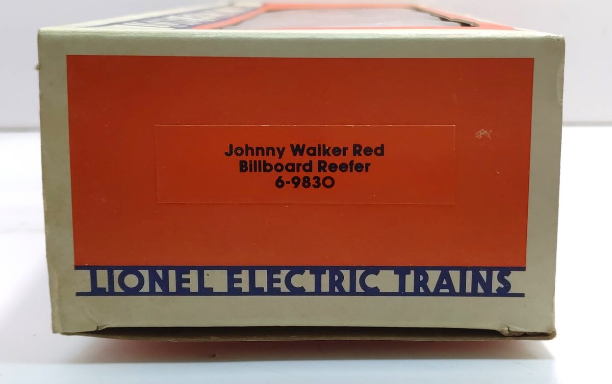 Lionel 6-9830 O Gauge Johnny Walker Red Label Billboard Reefer #9830 LN/Box