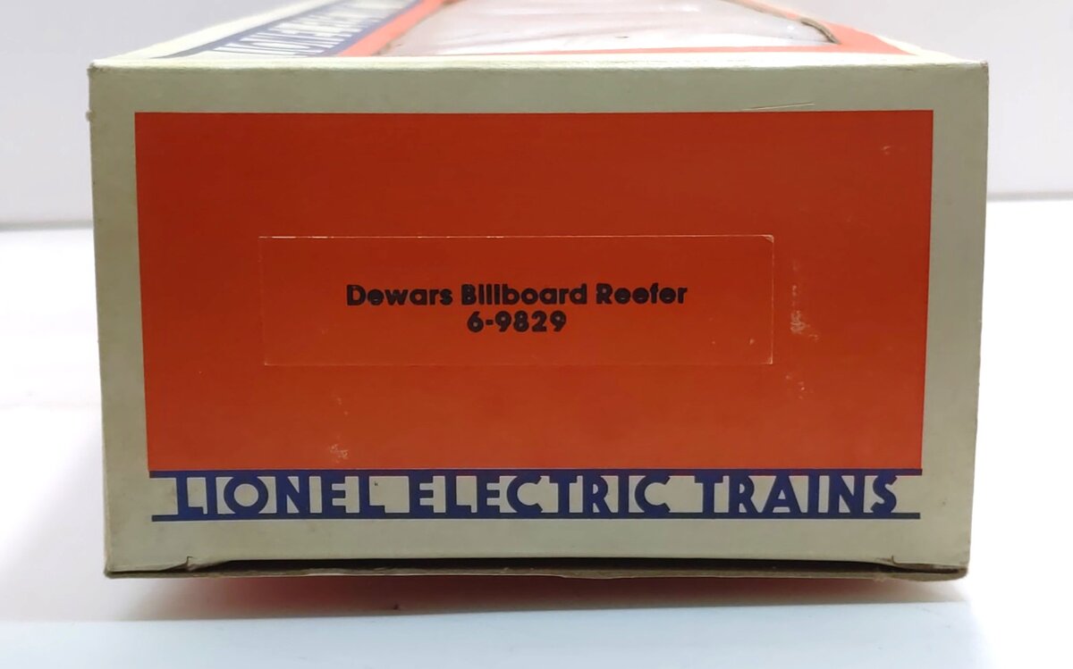 Lionel 6-9829 O Gauge Dewars Billboard Reefer LN/Box