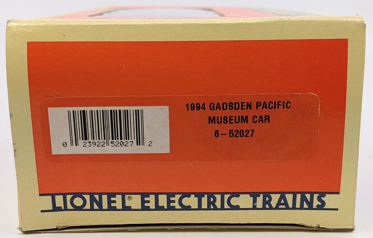 Lionel 6-52027 O Gauge 1994 Gadsden Pacific Museum Ore Car #52027 LN/Box