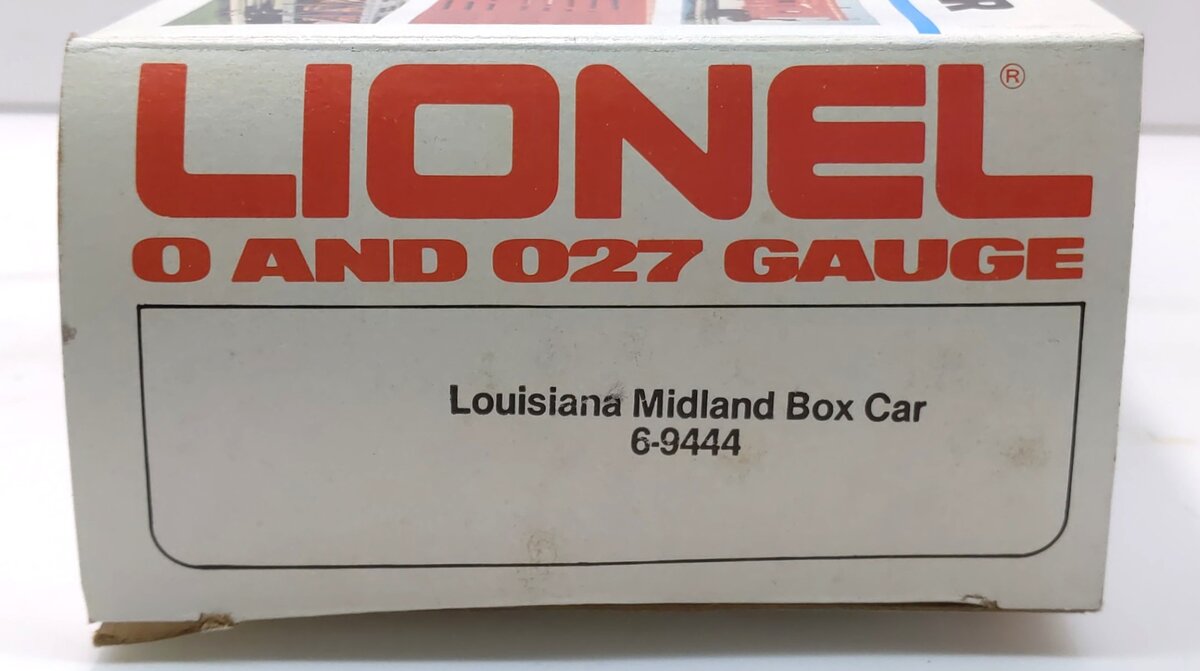Lionel 6-9444 O Louisiana Midland Boxcar LN/Box