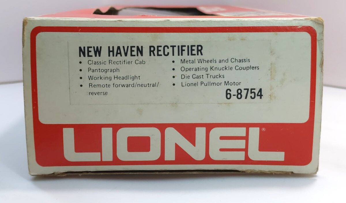 Lionel 6-8754 O Gauge New Haven Rectifier Electric Locomotive LN/Box