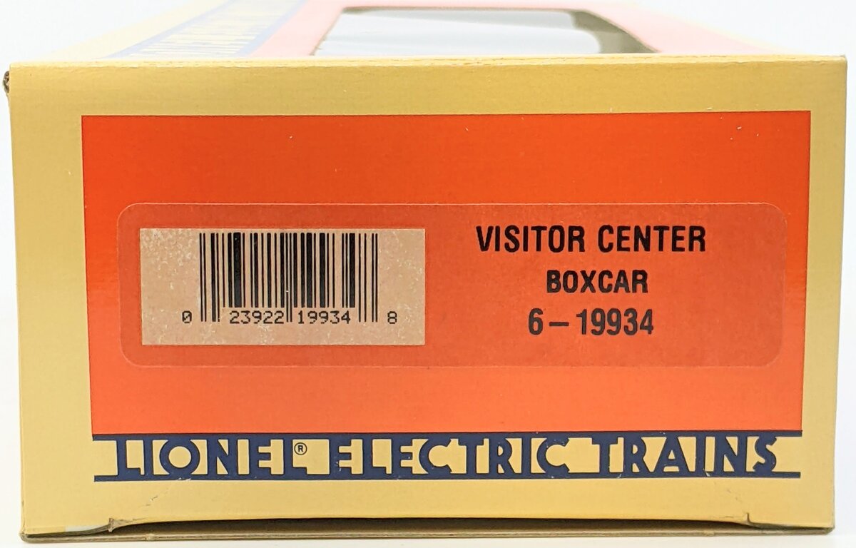 Lionel 6-19934 O Gauge Visitors Center Boxcar #1995 LN/Box