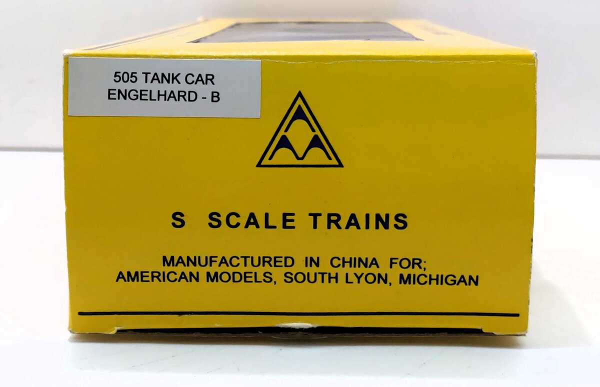 American Models 505 S Scale Engelhard Tank Car #14028 EX/Box