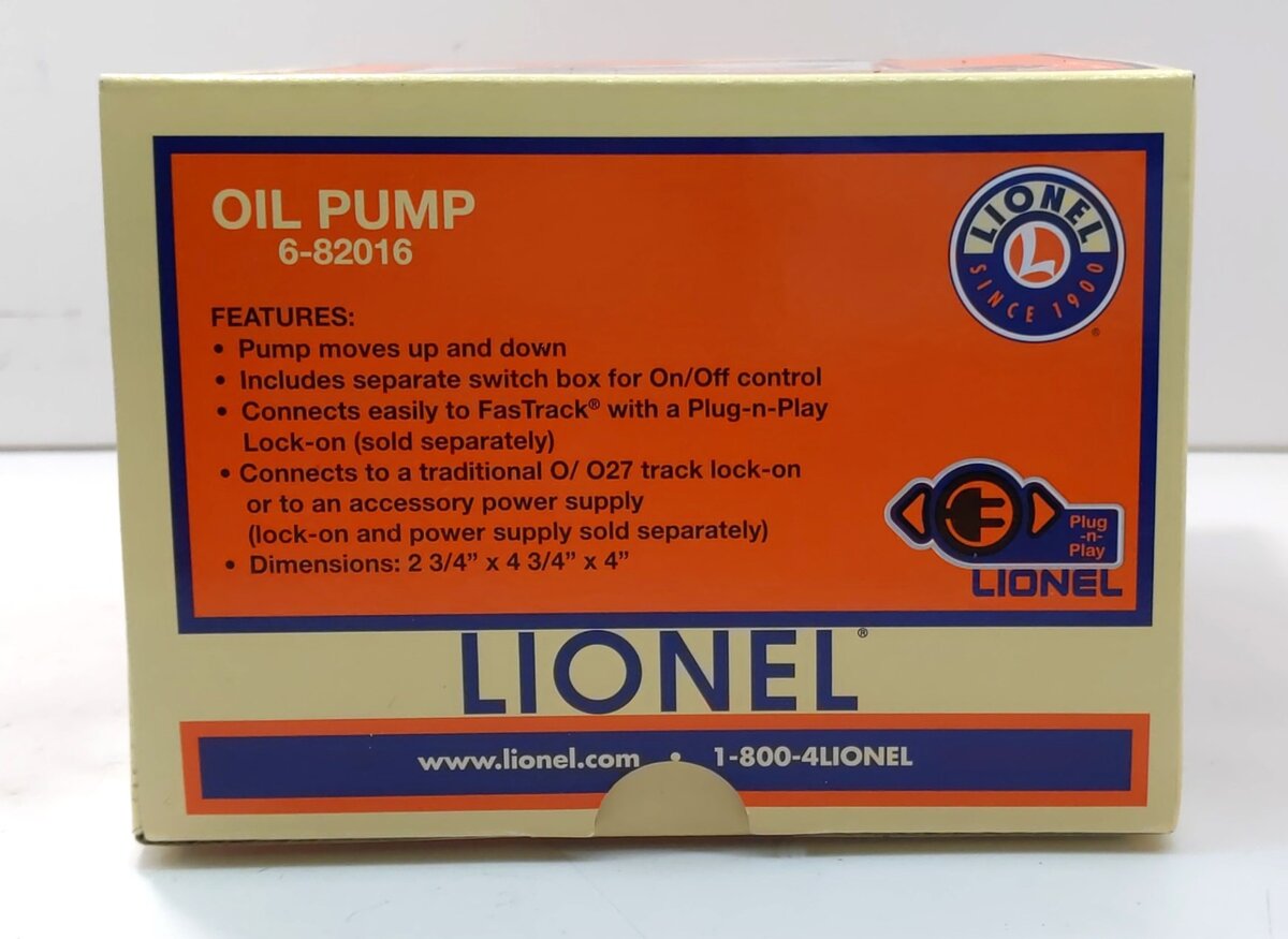 Lionel 6-82016 O Scale Oil Pump MT/Box