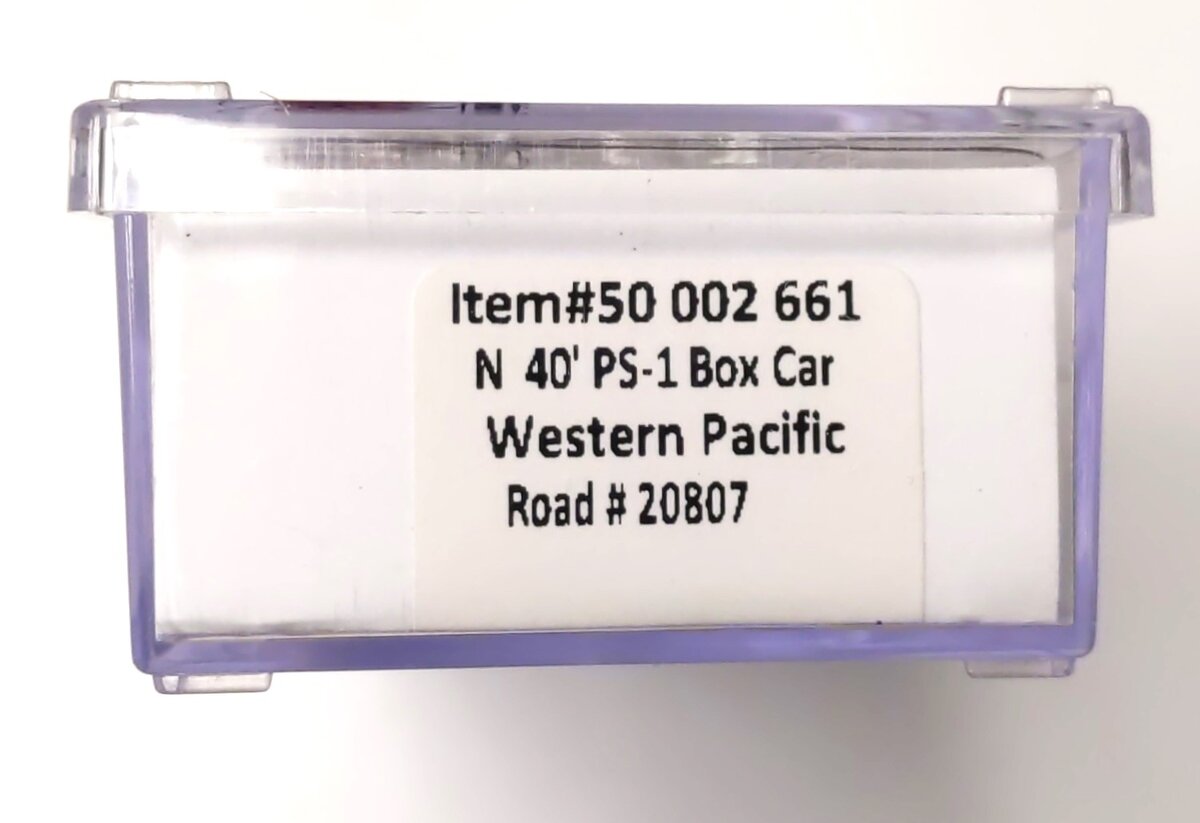 Atlas 50002661 N Western Pacific RTR 40' PS-1 Box Car with 7' Door #20807
