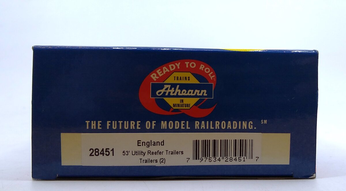 Athearn 28451 HO RTR England 53' Utility Reefer Trailers (Pack of 2)
