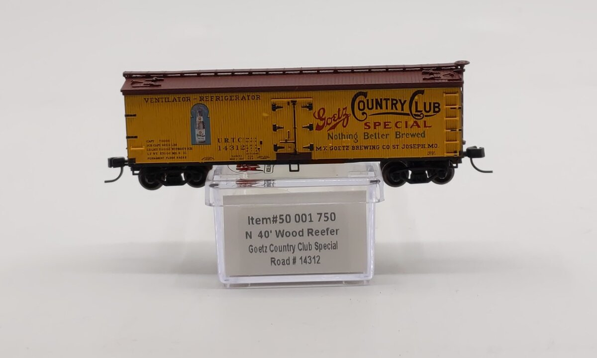 Atlas 50001750 N 40' Wood Reefer,Goetz Country Club Special #14312