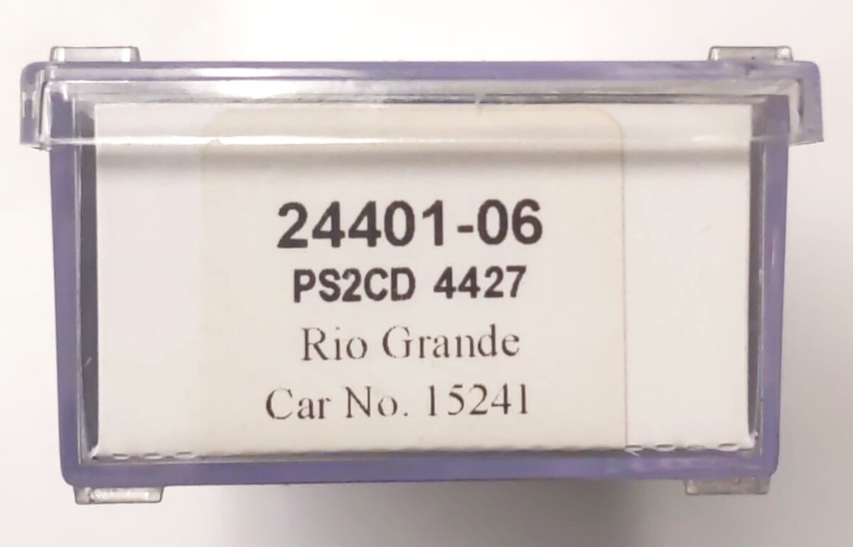 Trainworx Inc 24401-06 N Rio Grande Pullman 4427 High-Side Covered Hopper #15241