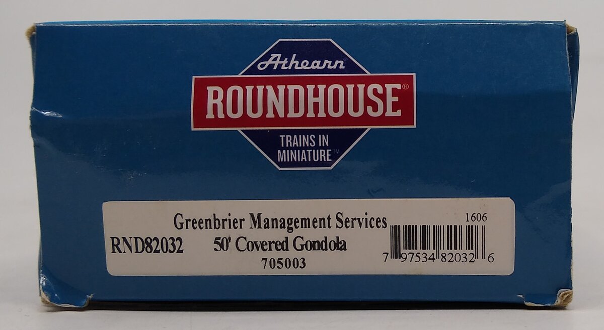Roundhouse 82032 HO AOKX 50' Covered Gondola #705003