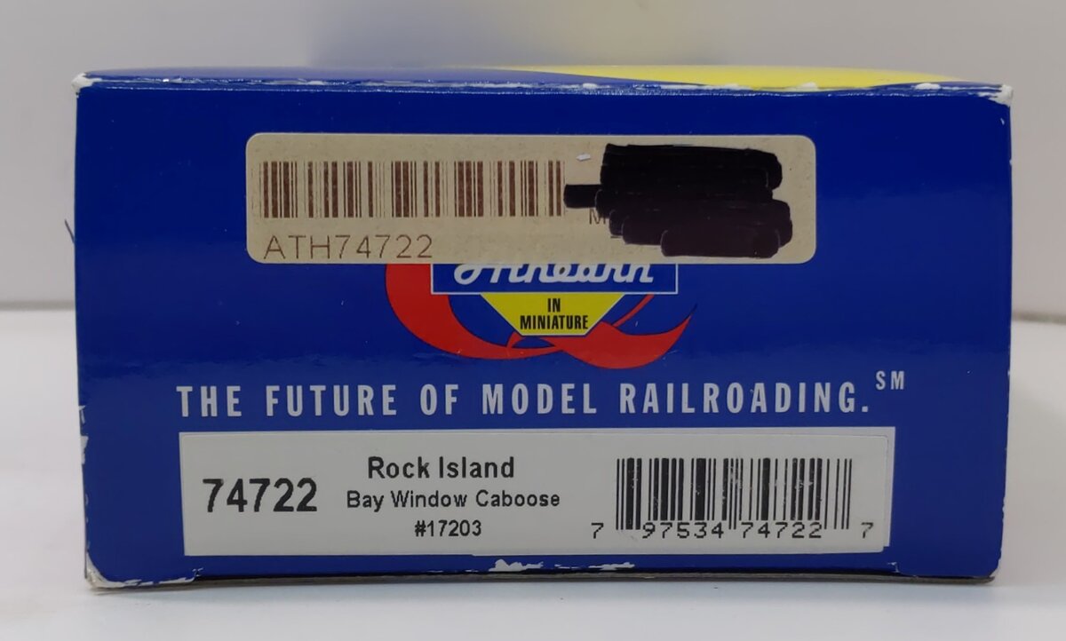 Athearn 74722 RI/Rock Bay Window Caboose #17203