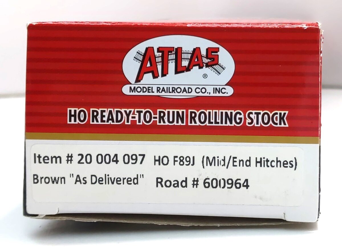 Atlas 20004097 HO TTX F89J 89' Flat Car #600964