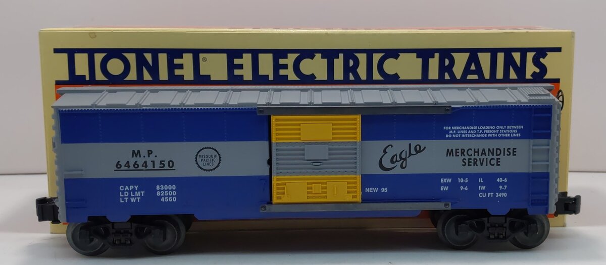 Lionel 6-19268 O Gauge Missouri Pacific 6464 Series Boxcar #6464150